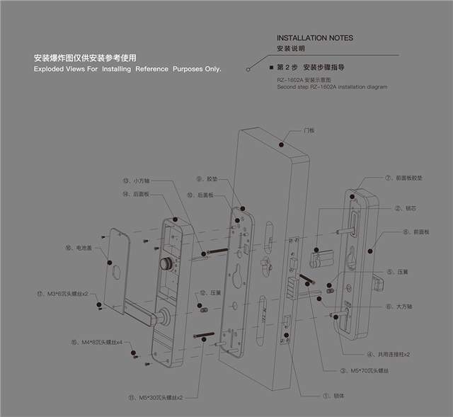 RZ-1602A-J指紋感應(yīng)鎖